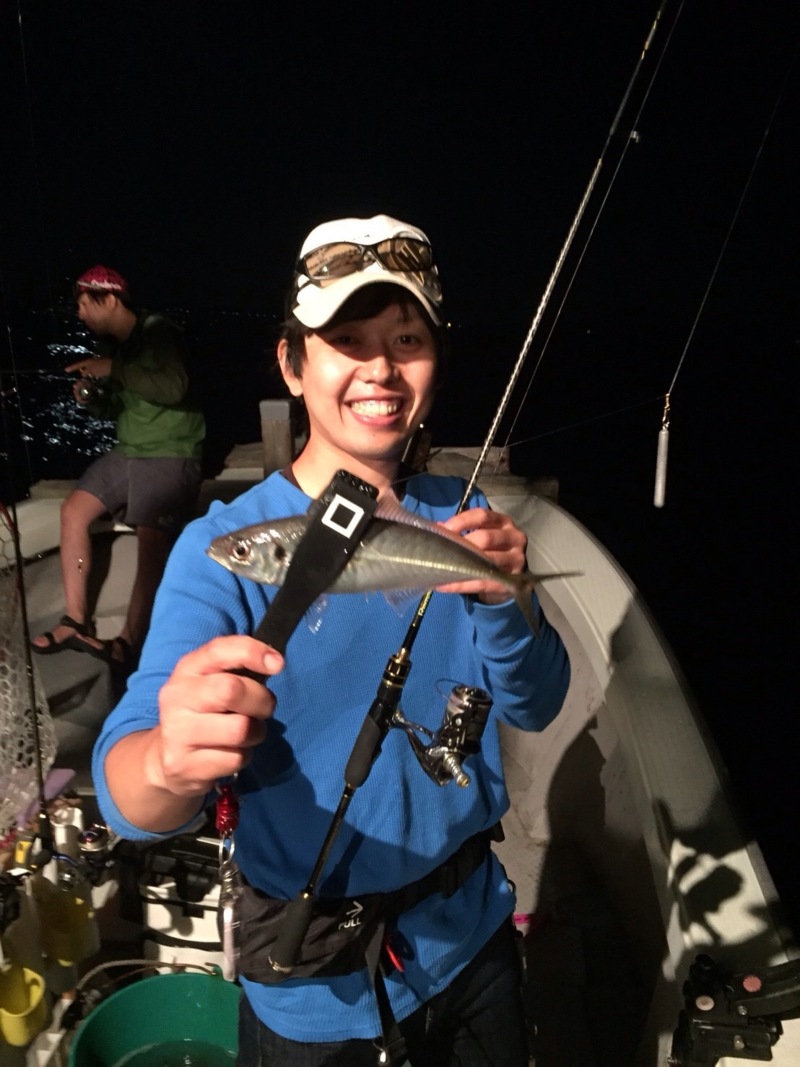 福井県 鷹巣沖のボートアジングでアジ・イカ釣果