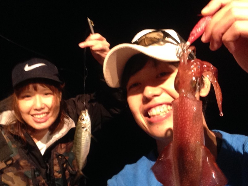 福井県 鷹巣沖のボートアジングでアジ・イカ釣果