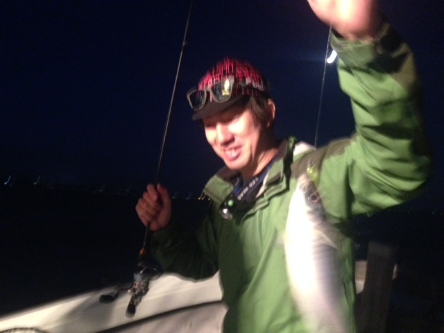 福井県 鷹巣沖のボートアジングでアジ・イカ釣果