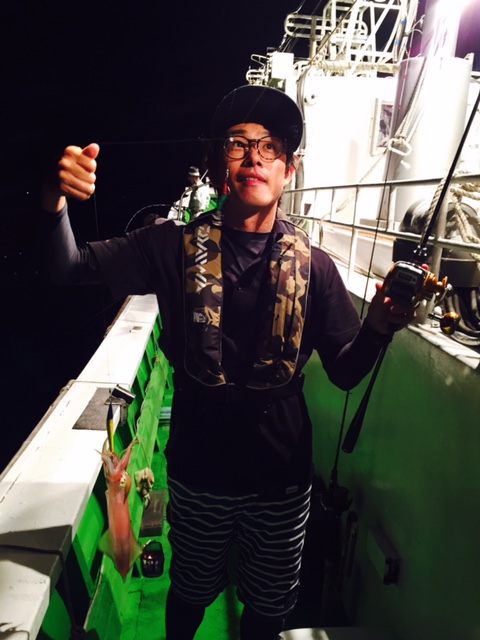 鳥取 勝栄丸 イカメタルでシロイカ釣果