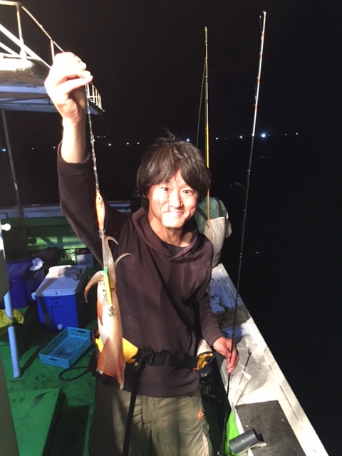 鳥取 勝栄丸 イカメタルでシロイカ釣果