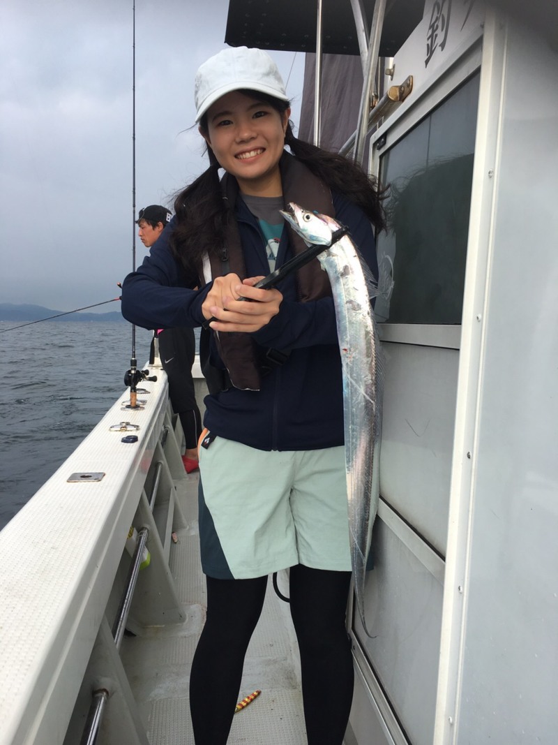 明石沖 タイラバ&タチジギで真鯛、タチウオ、ツバス釣果