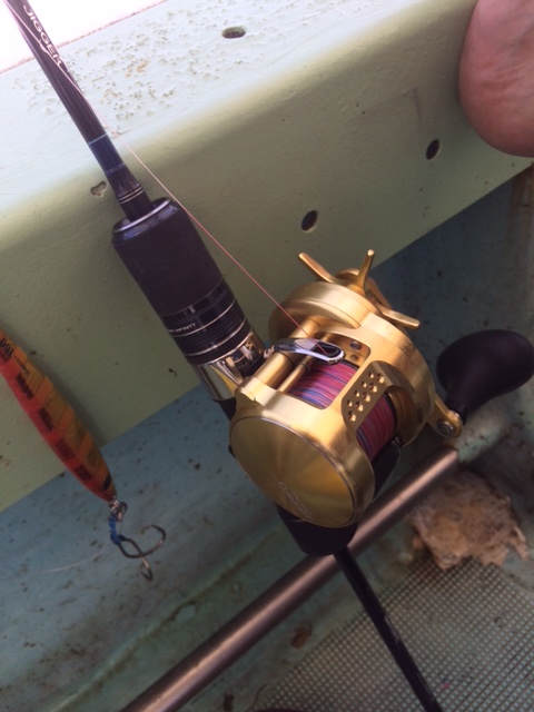 明石 耕栄丸さん ジギングでタチウオ・ツバス・アジ釣果