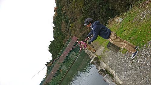 千早赤阪で初めてのフライフィッシング!