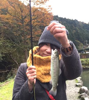 千早赤阪で初めてのフライフィッシング!