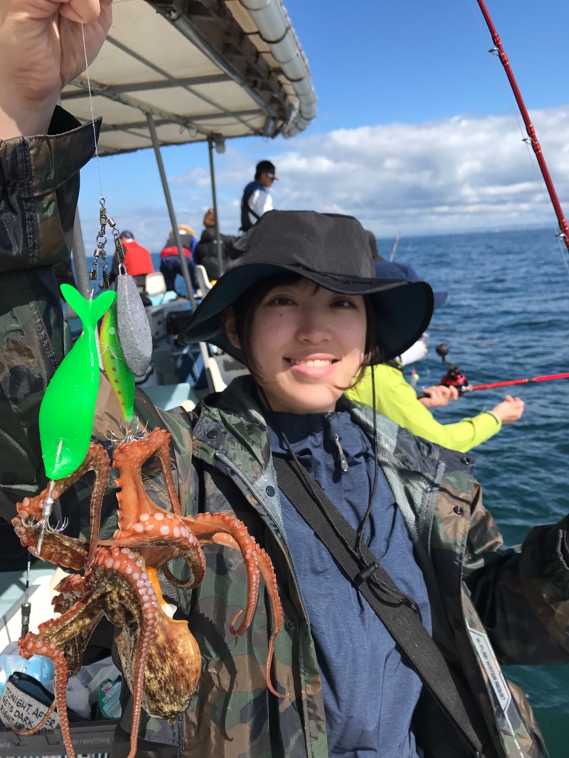 初船タコ釣り!!