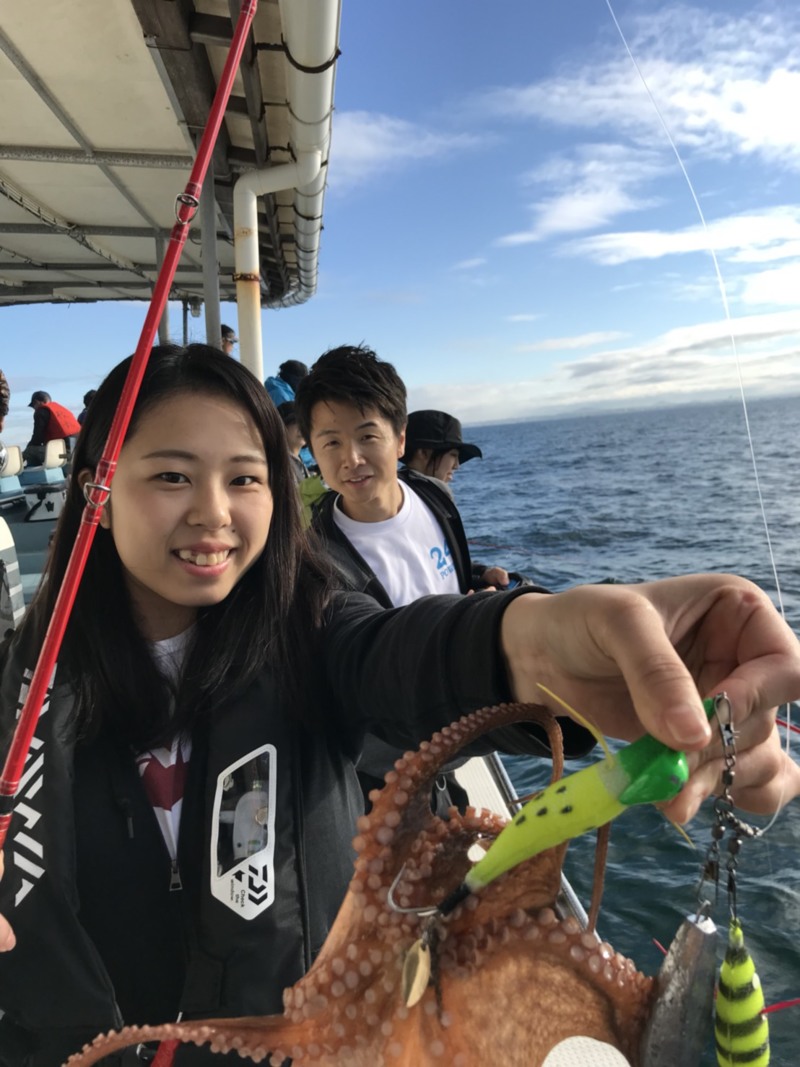 初船タコ釣り!!