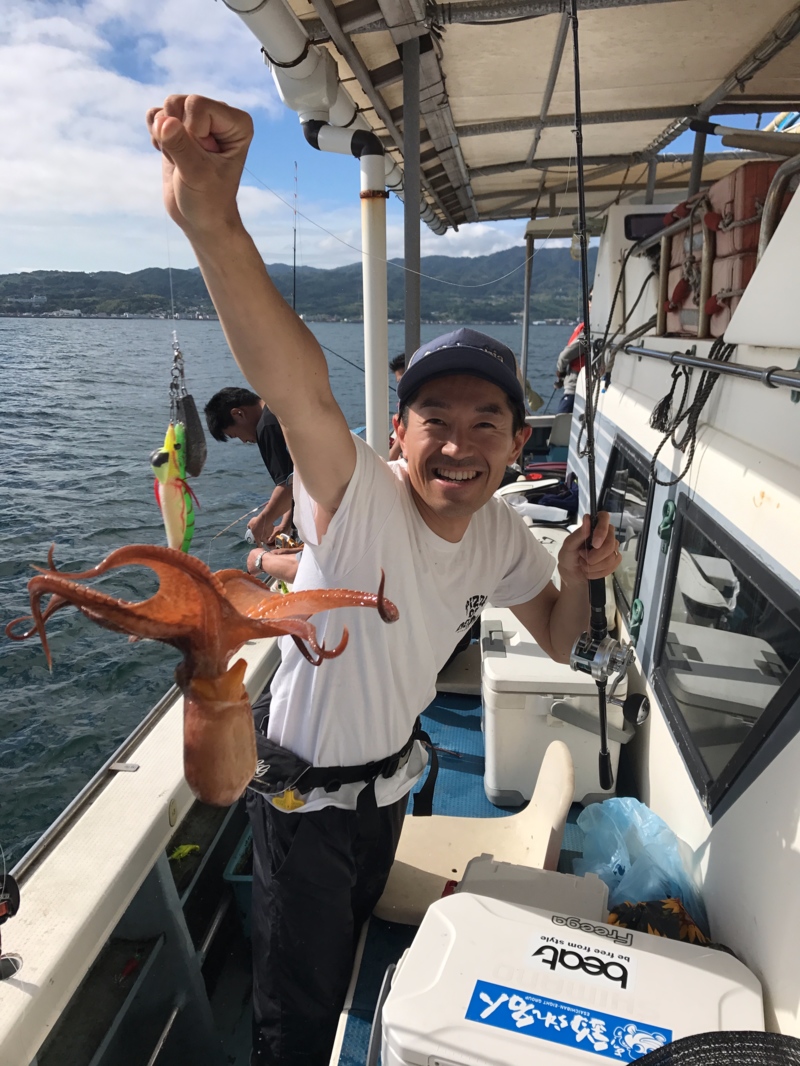 初船タコ釣り!!