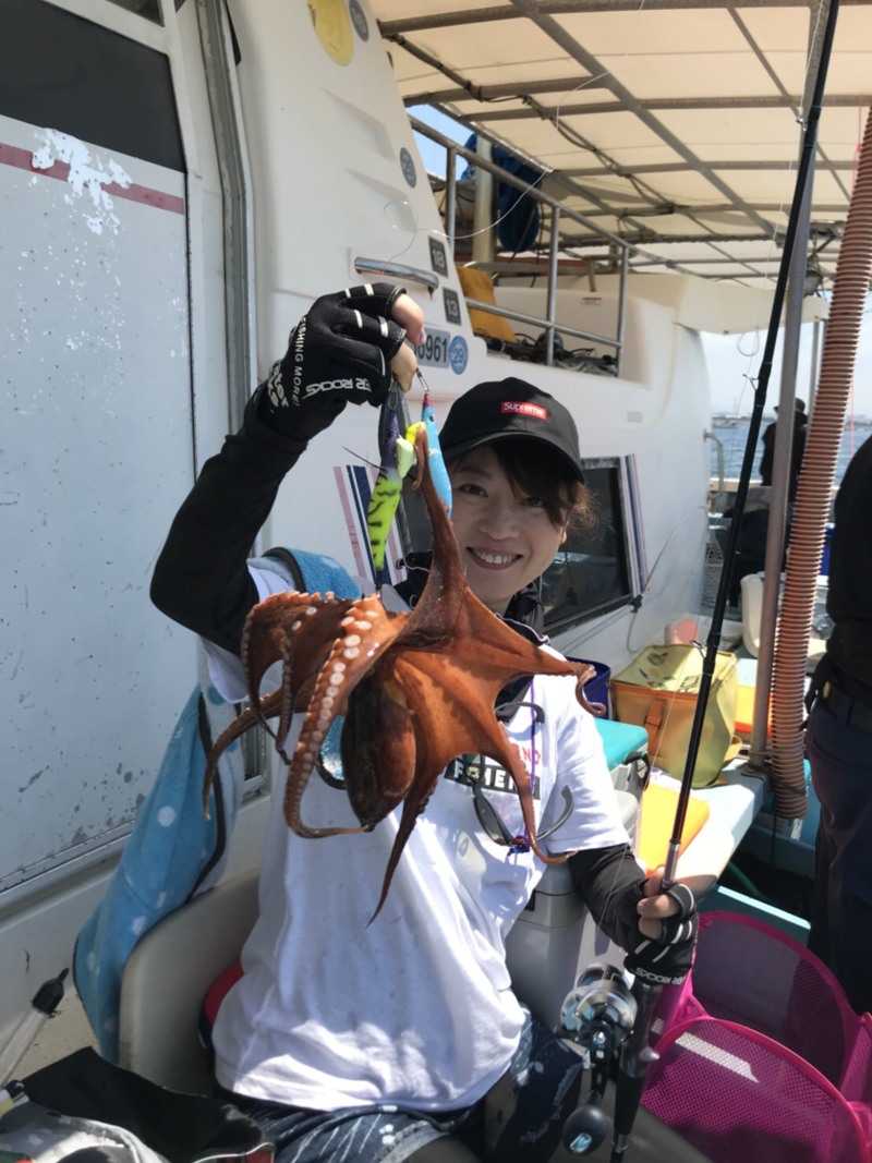 タコ釣り(女子会)