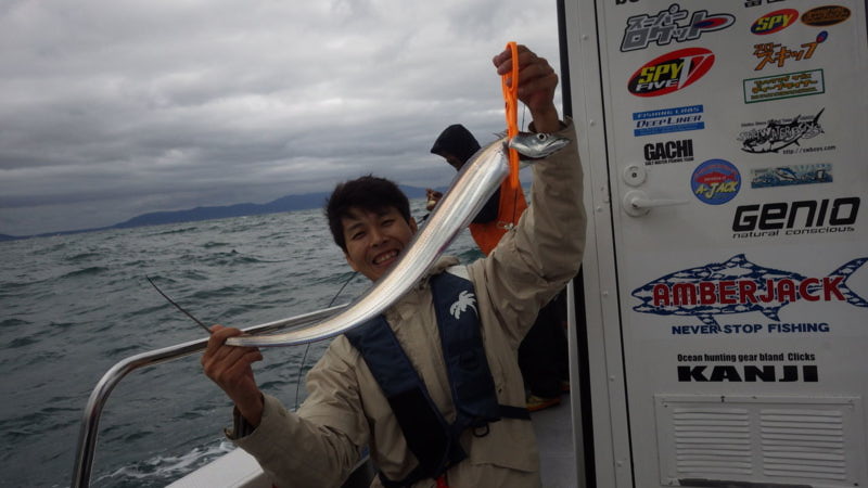 大阪府泉佐野|大阪湾タチウオジギングで50匹釣果!
