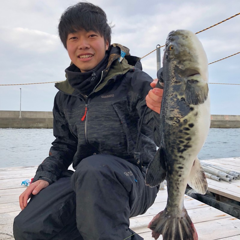 大阪府海釣ぽ～と田尻さんでタイ・トラフグ・クロソイ釣果