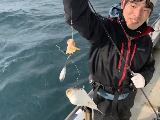【明石】虎ノ介さんでショウサイフグ釣果