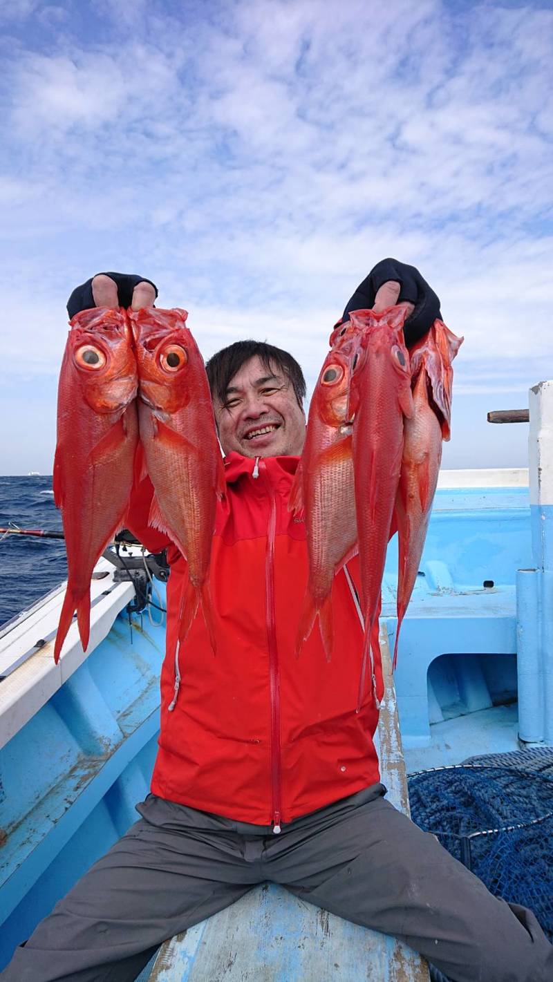 和歌山 田辺で深海釣り│金目鯛釣果