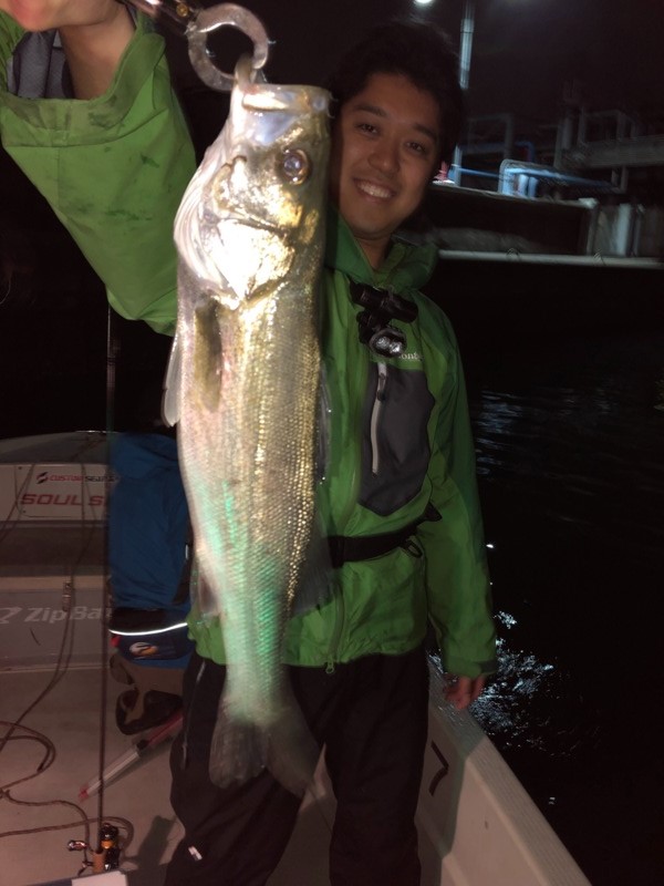 大正「FUJIYAMA」でボートシーバス釣果