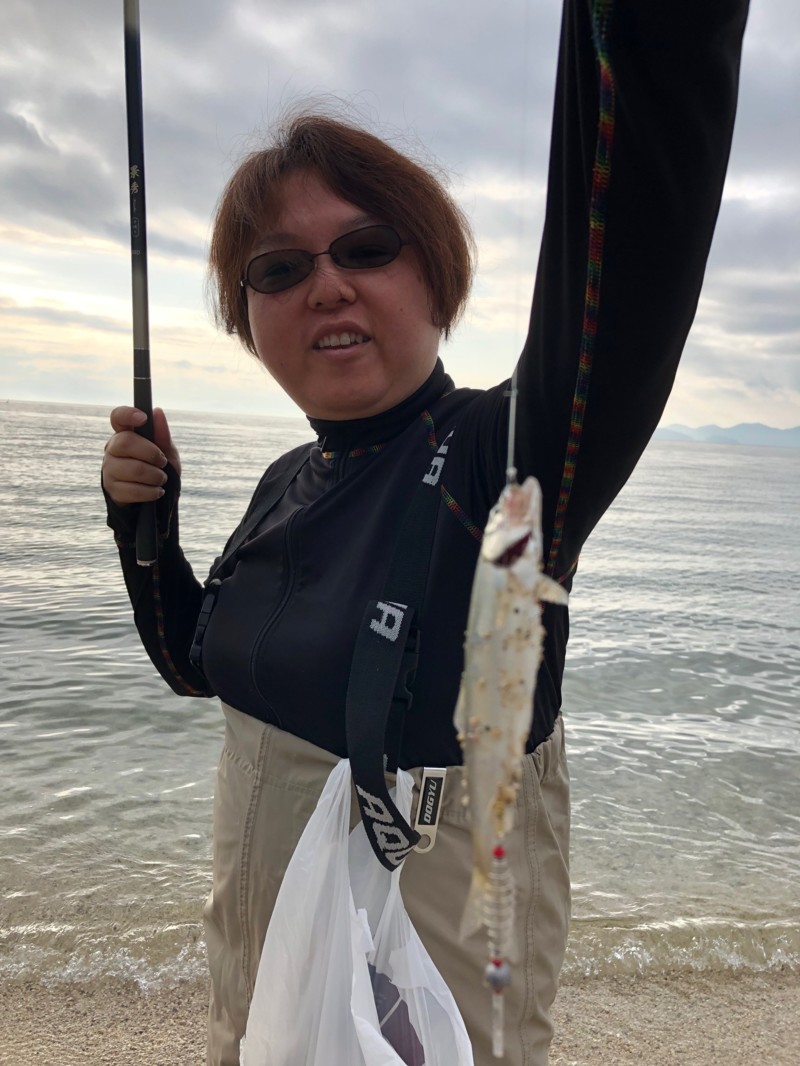 琵琶湖北小松 小鮎サビキチャレンジ