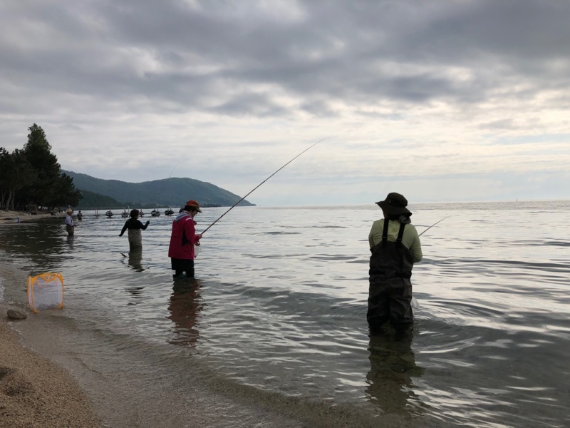 琵琶湖北小松 小鮎サビキチャレンジ