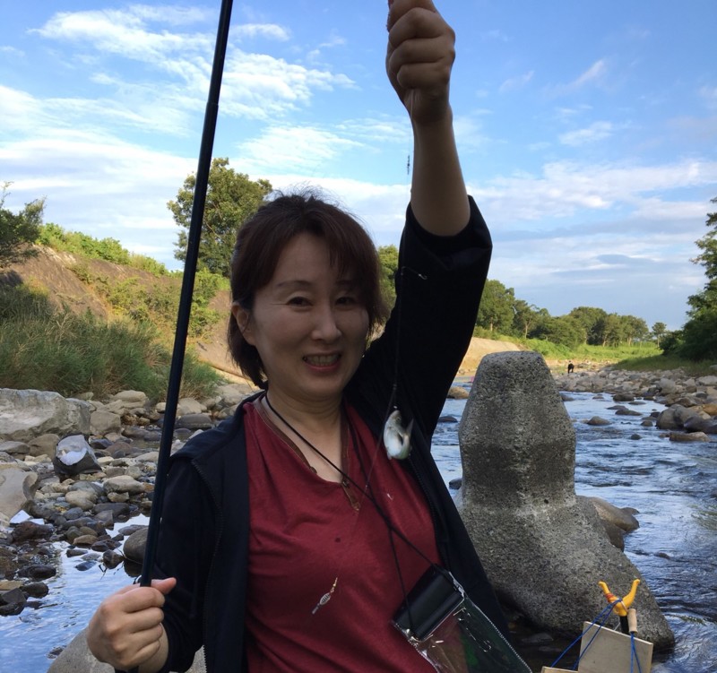 今季初小鮎釣り