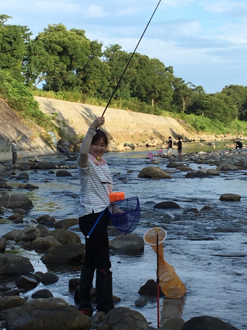 今季初小鮎釣り