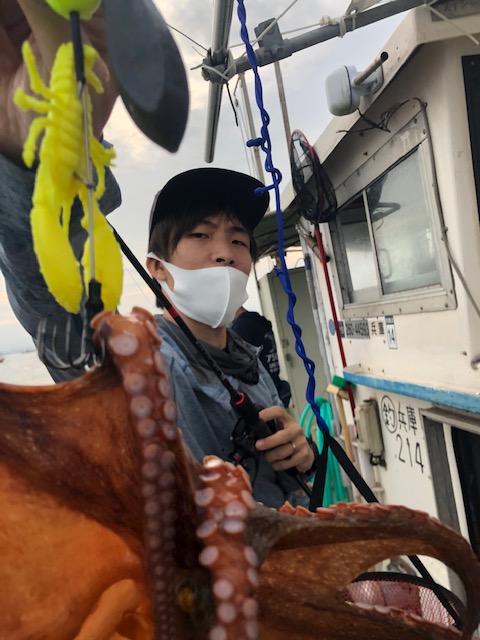 明石船タコ釣り