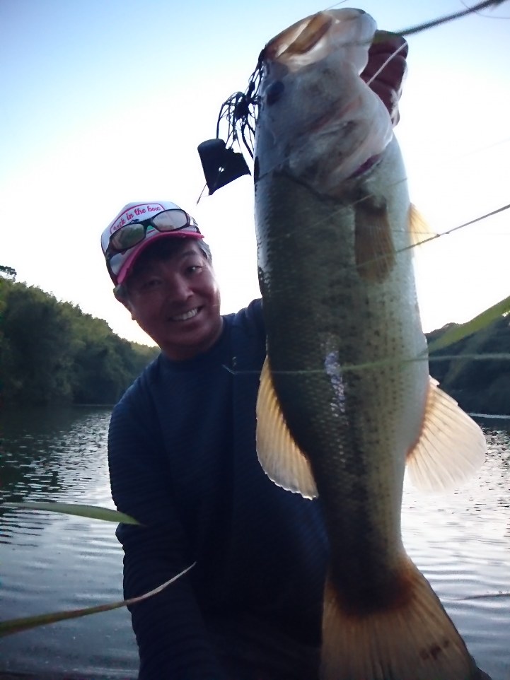 兵庫県淡路島のルアー釣りでブラックバス釣果