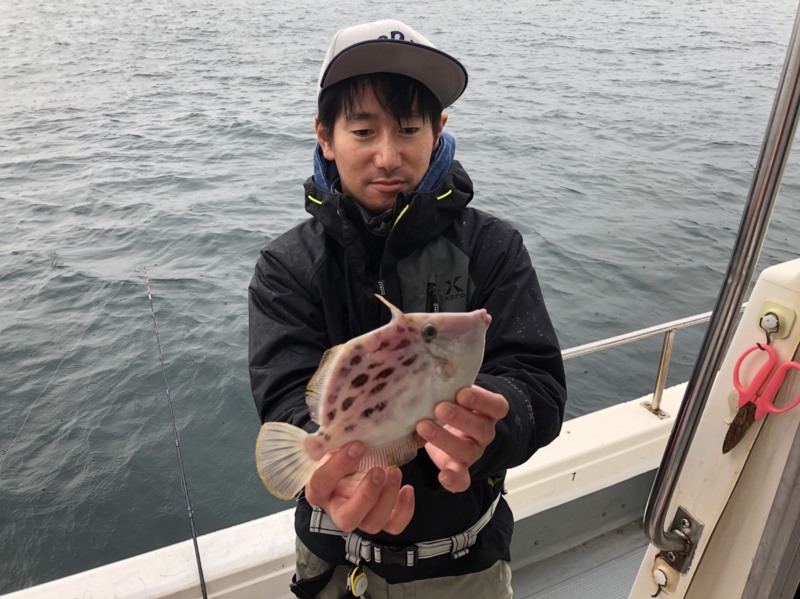 和歌山県加太沖OCEANSの船釣りでカワハギ釣果