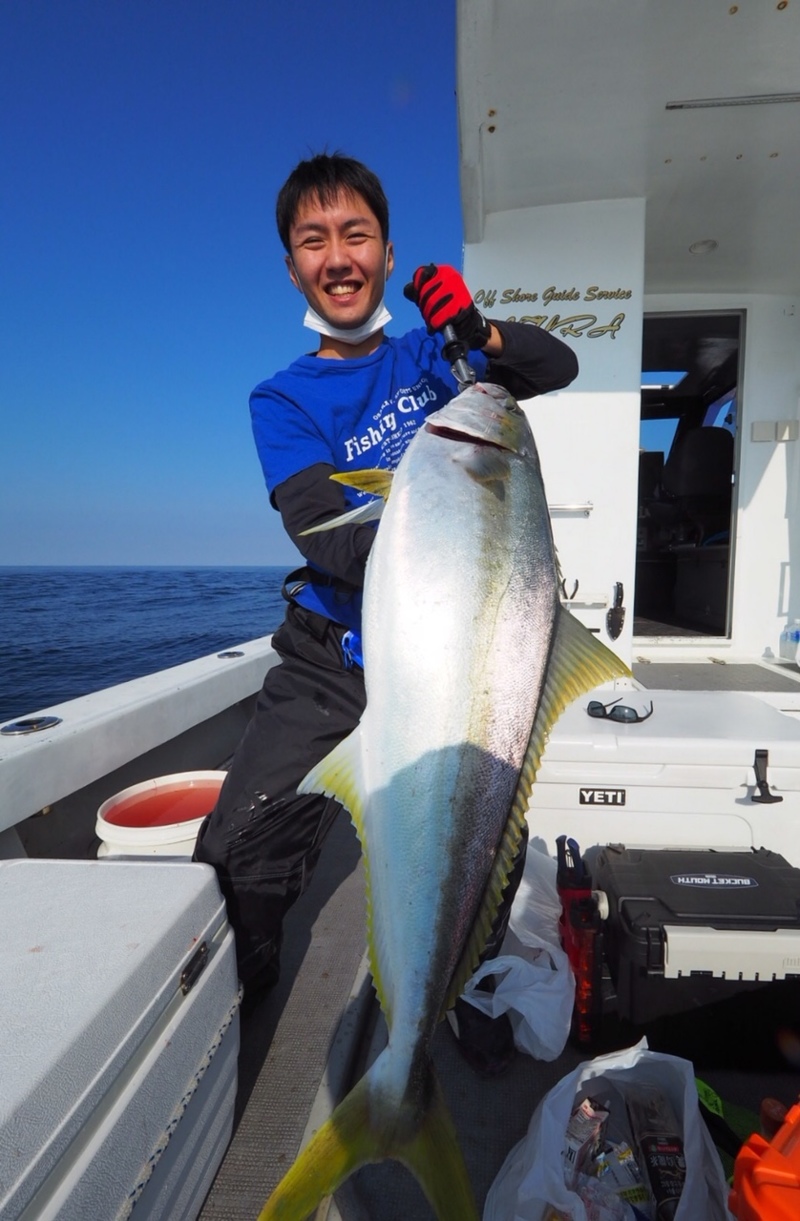 長崎県福江島ASURAの船釣りでヒラマサ釣果