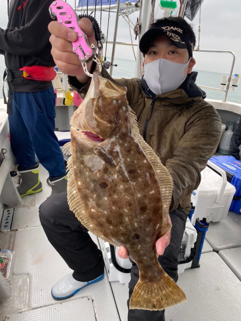 香川県高松市遊漁Gokuの船釣りでタイ・ヒラメ・タチウオ釣果