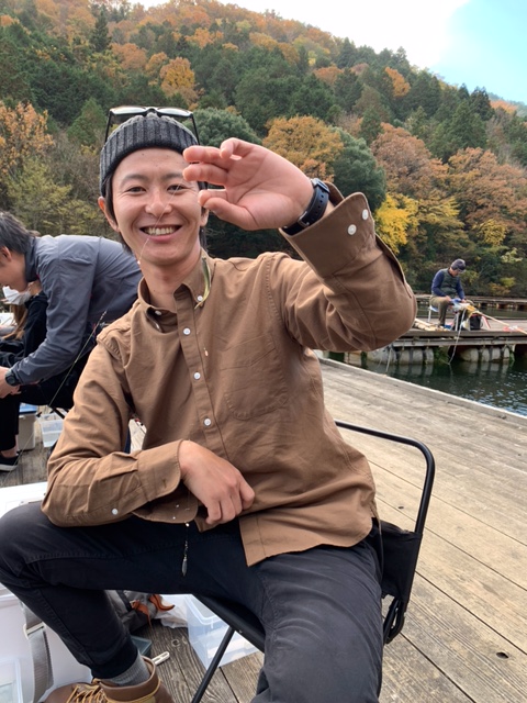 兵庫県丹波市長谷大池の淡水でワカサギ釣果