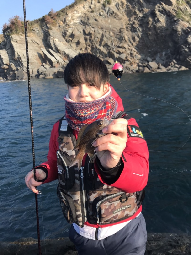 兵庫県沼島川口渡船のフカセ・ショアジギングでグレ釣果