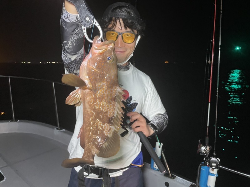 大阪府チェイスの船釣りでアコウ・ガシラ・キビレ釣果