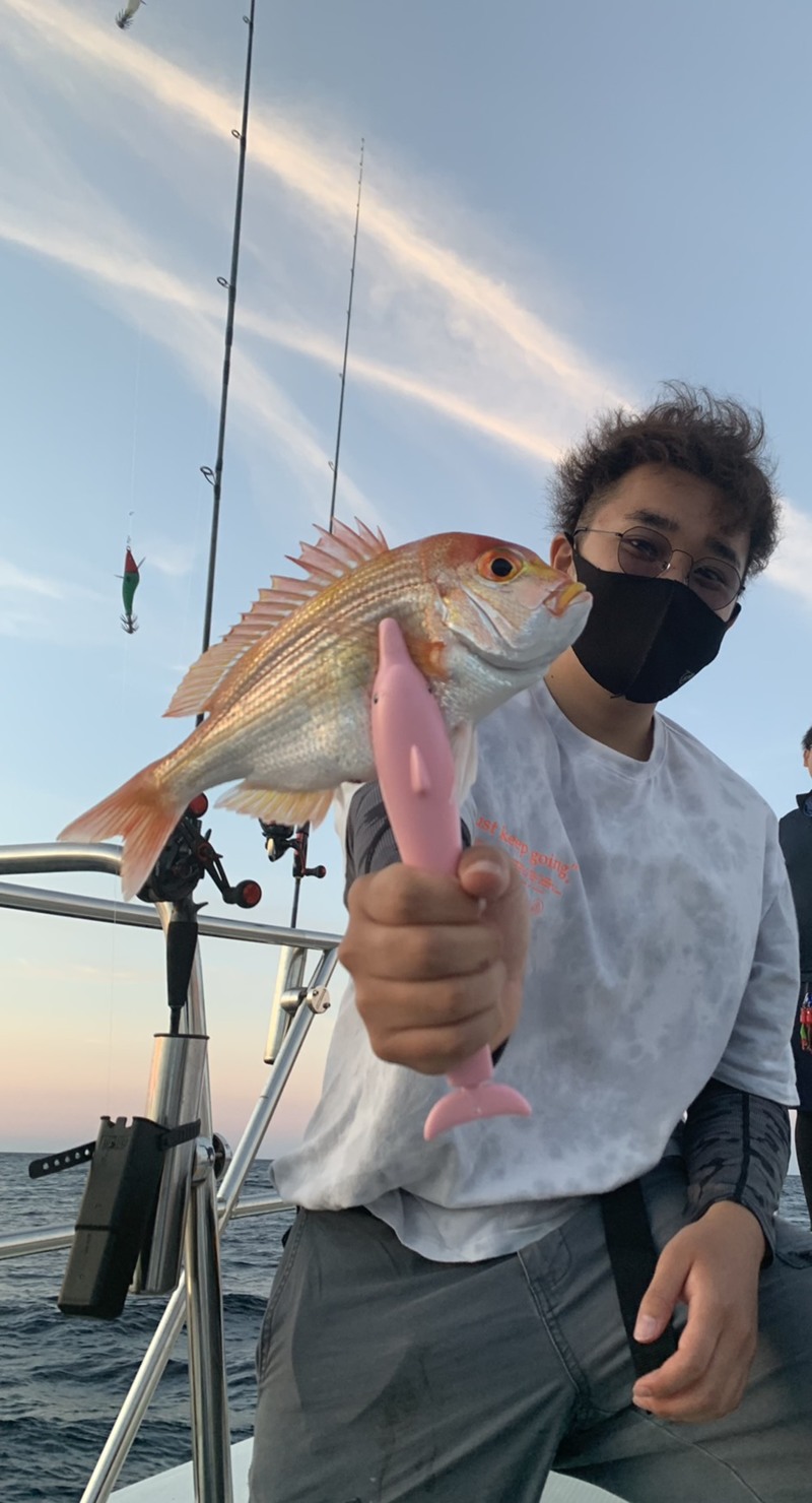 京都府丹後エビスの船釣りでイカ釣果