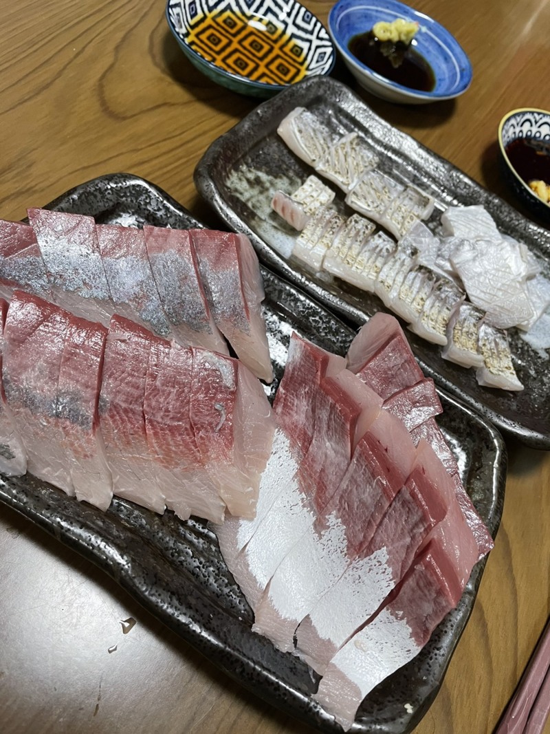 兵庫県耕栄丸の船釣りでタチウオ・ ハモ・ハマチ釣果