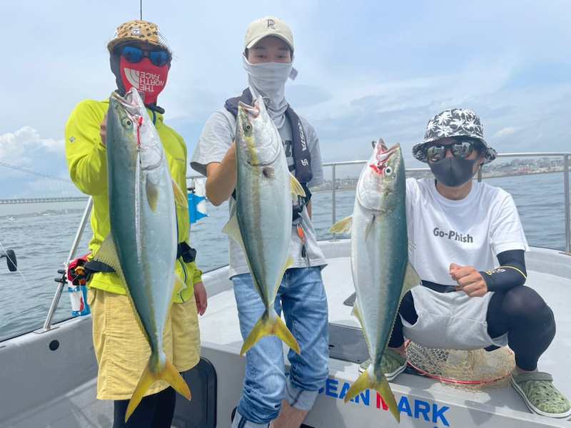 兵庫県明石チェイスのジギングでハマチ・メジロ釣果
