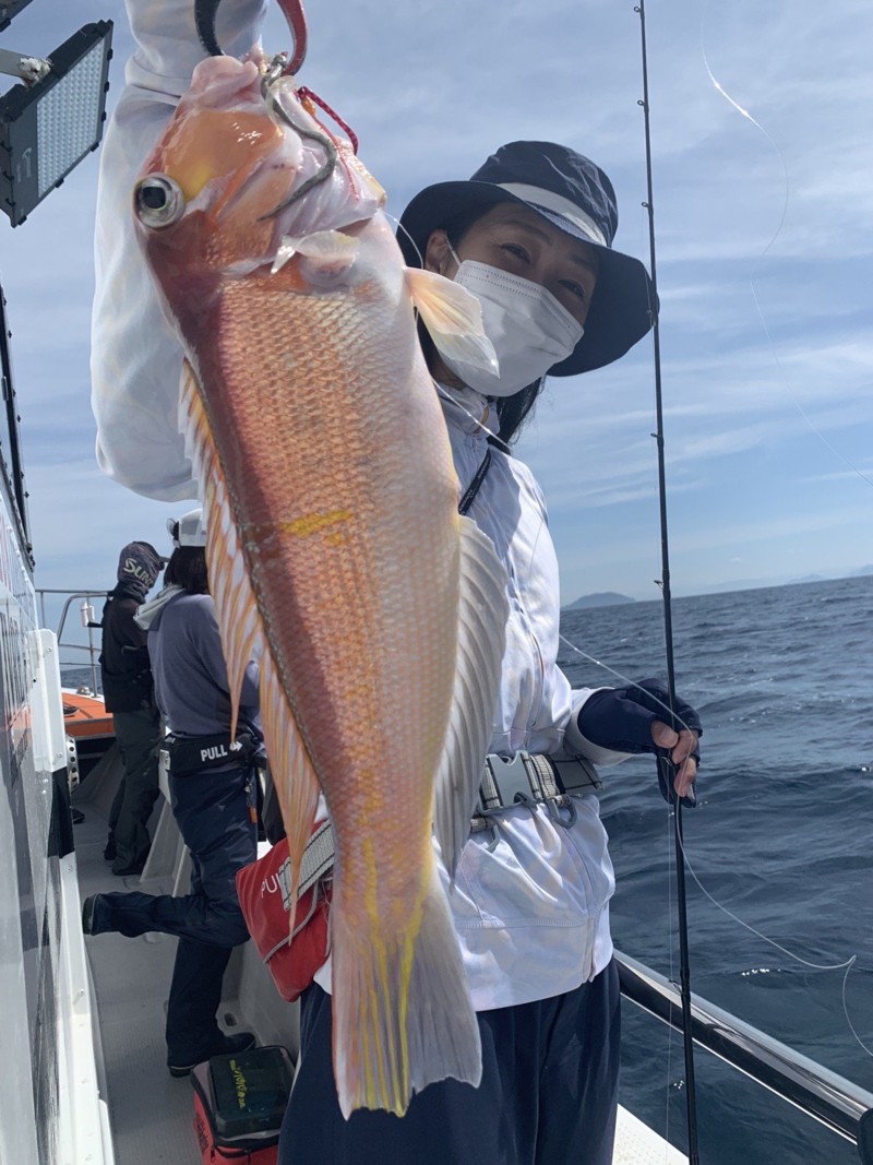京都府宮津市翔舞丸の船釣りで甘鯛・蓮子鯛釣果
