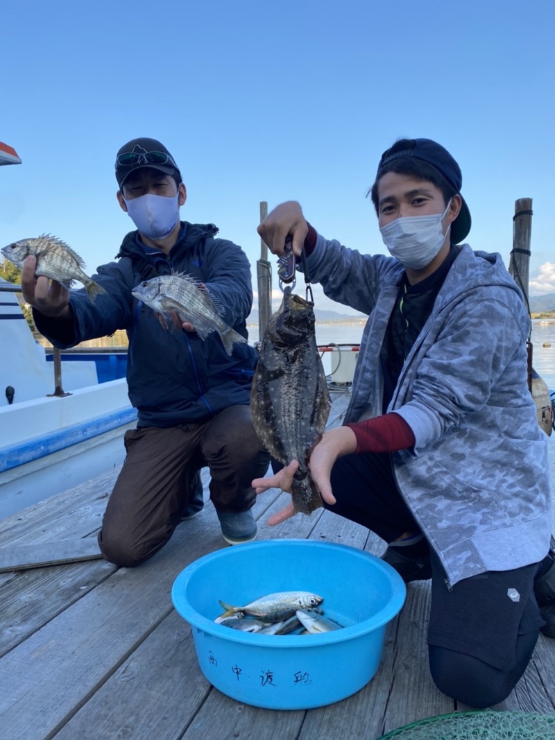 京都府 西中渡船の船釣りでチヌ・カレイ・ボラ・アジ釣果