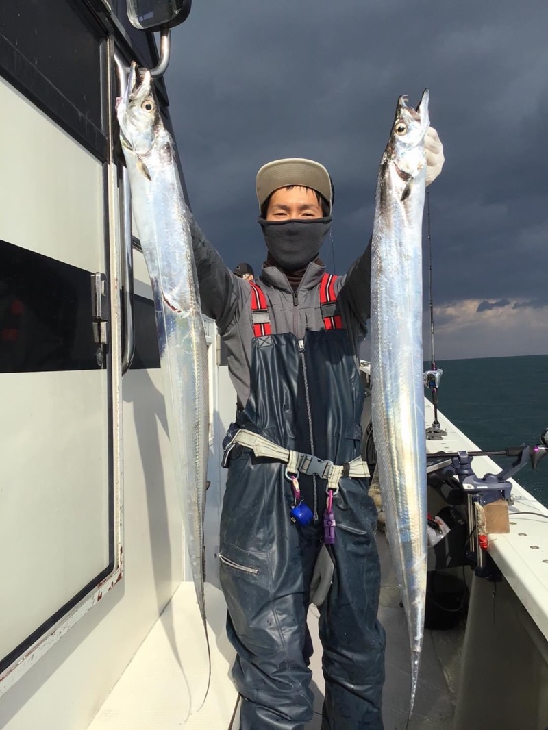 大阪府泉佐野洲本沖 上丸の船釣りでタチウオ釣果