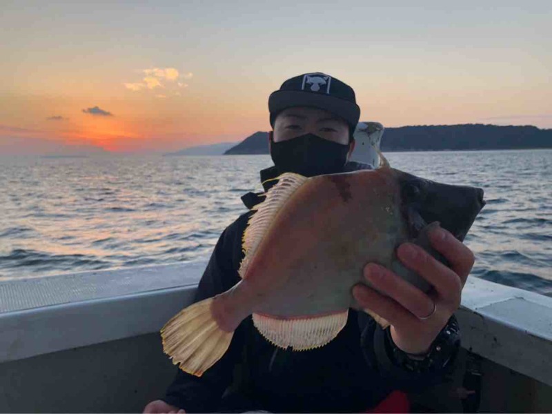 和歌山県加太 三邦丸の船釣りでカワハギ釣果