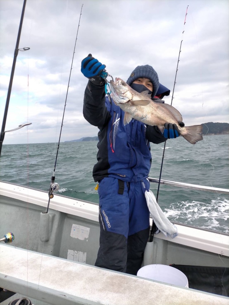 和歌山県紀北 オーシャンスターの船釣りでクログチ・アジ釣果