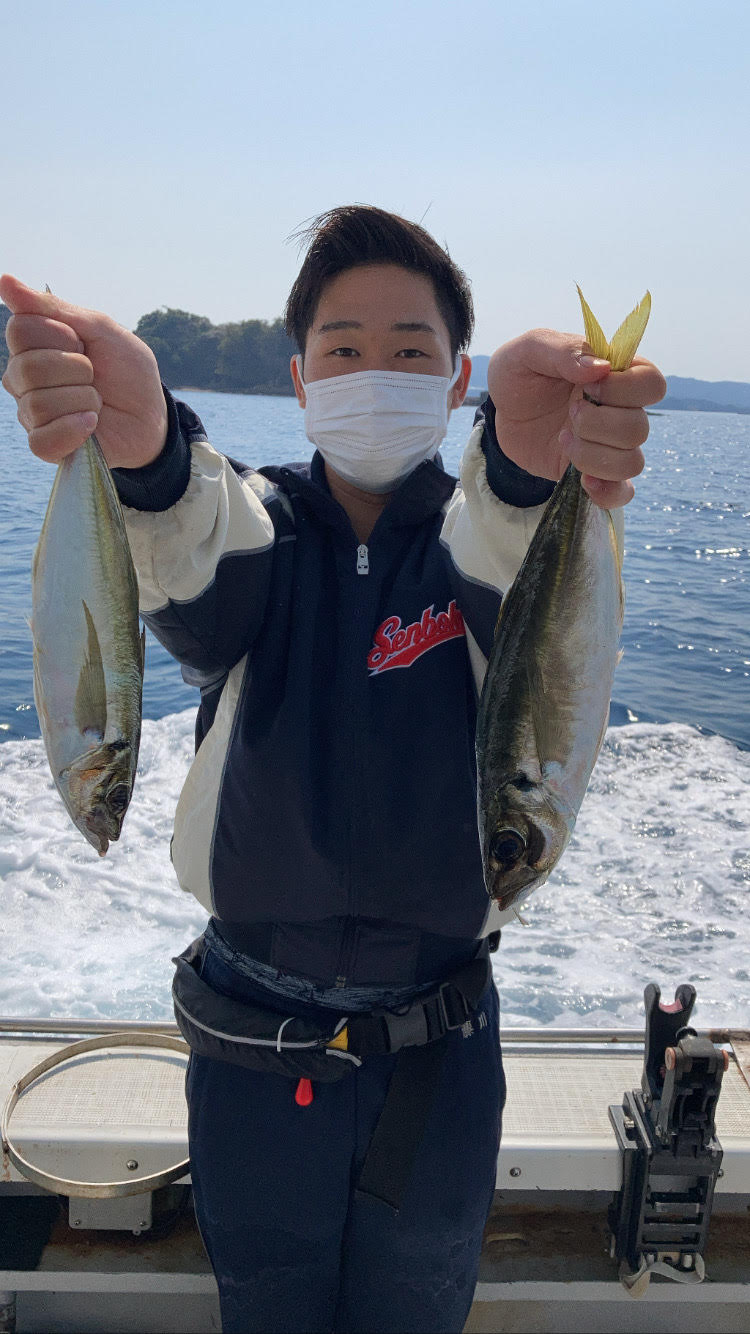 和歌山県白浜沖の船釣りで鯵釣果