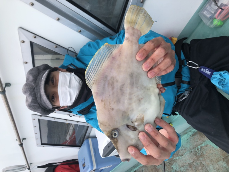 和歌山県 あしのや丸の船釣りでカワハギ釣果