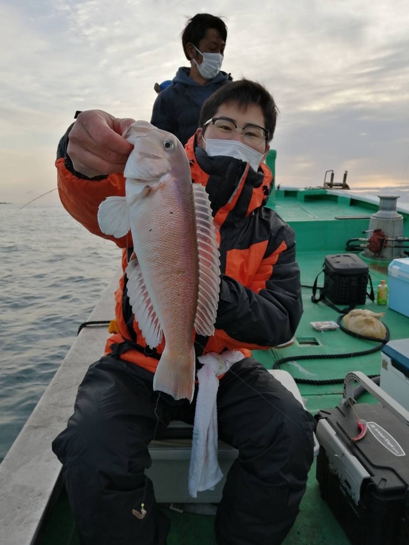 和歌山県串本 フィッシング隼の船天秤、タイラバで白甘鯛釣果