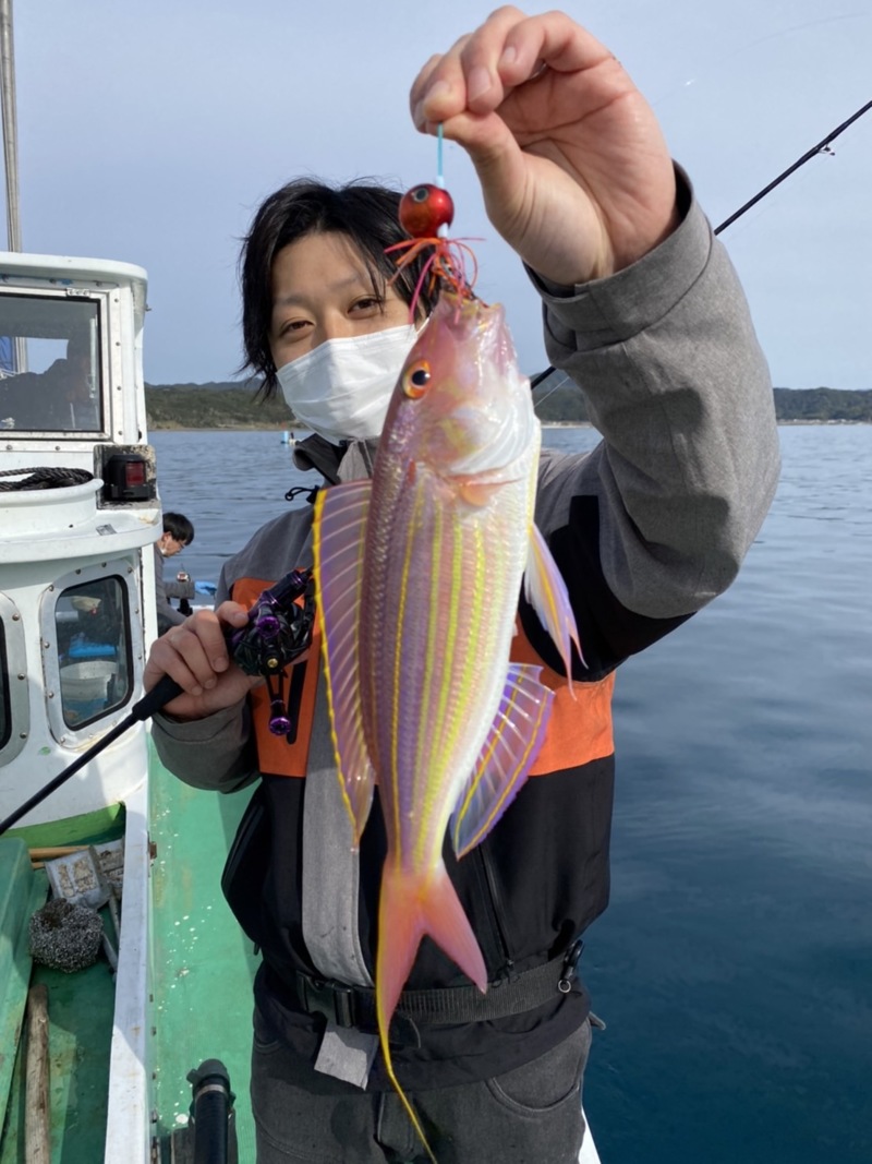 和歌山県串本 フィッシング隼の船天秤、タイラバで白甘鯛釣果
