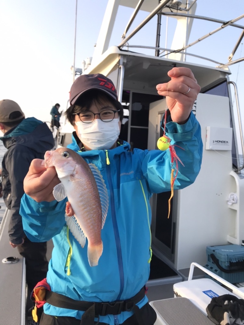 和歌山県田辺市 ブルーピアのアマラバで白アマダイ釣果
