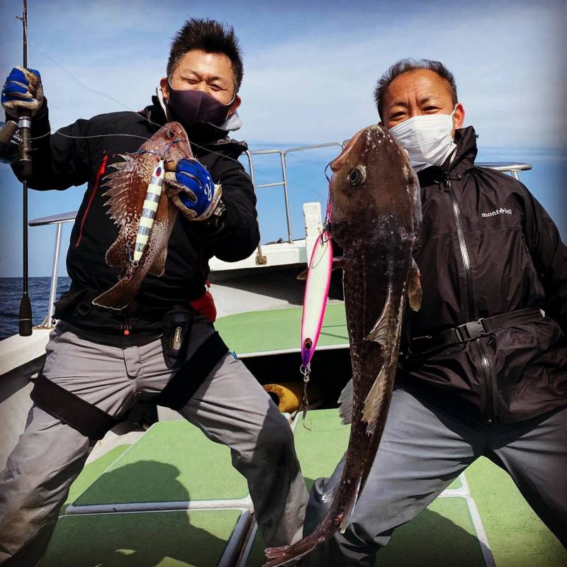 石川県能登半島沖の船釣りでアラ タヌキメバル タラ釣果