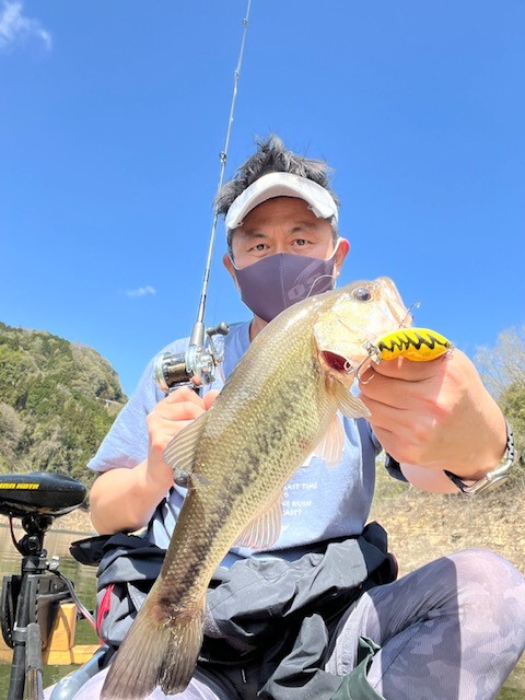 奈良県高山ダムのルアーフィッシングでブラックバス釣果