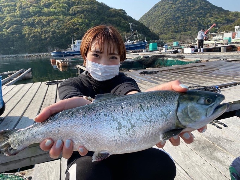 初サーモン釣りに挑戦!!