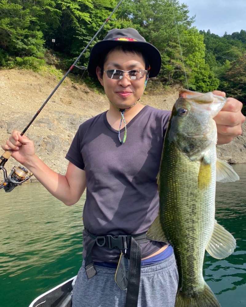 梅雨入りの池原ダム