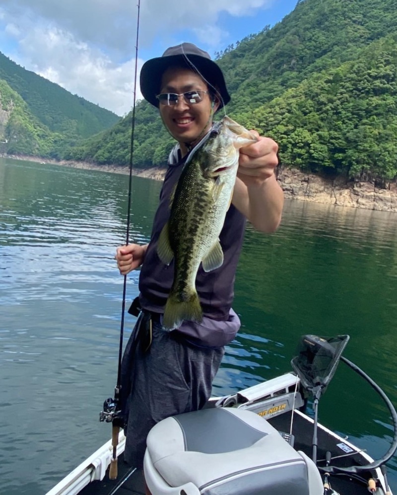 梅雨入りの池原ダム