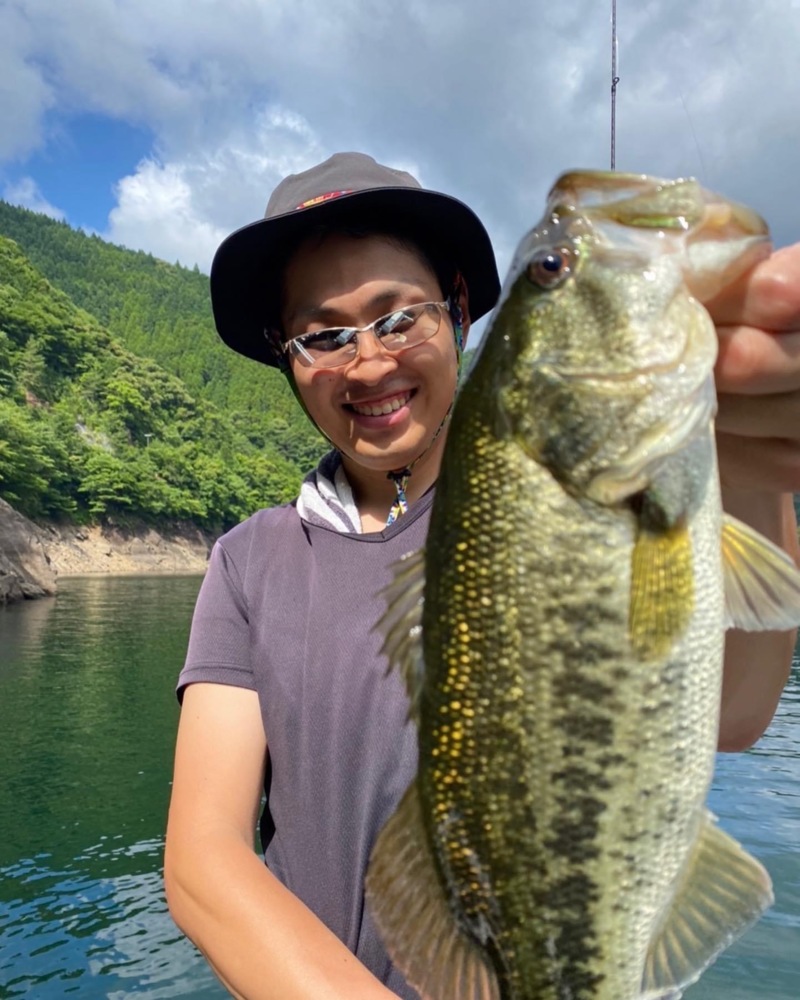 梅雨入りの池原ダム