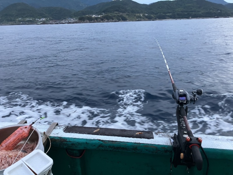 見老津のシマアジ釣り